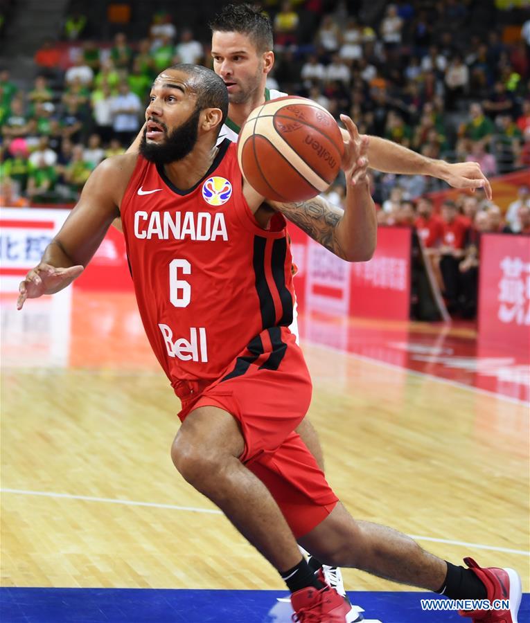 (SP)CHINA-DONGGUAN-BASKETBALL-FIBA WORLD CUP-GROUP H-LITHUANIA VS CANADA (CN)