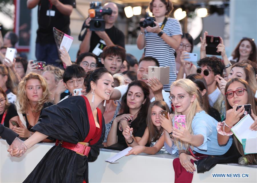 ITALY-VENICE-FILM FESTIVAL-CHINESE FILM "SATURDAY FICTION"-RED CARPET