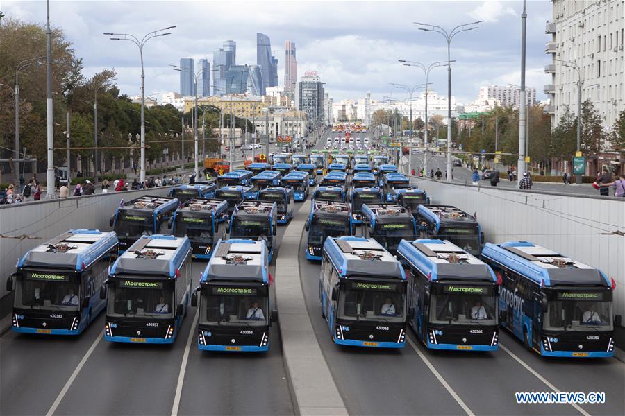 RUSSIA-MOSCOW-MUNICIPAL SERVICE VEHICLE PARADE