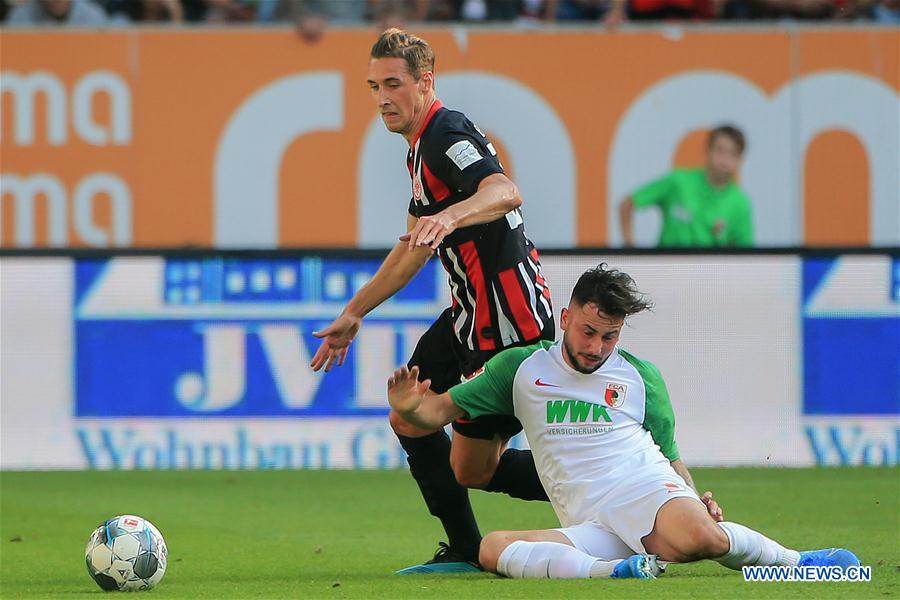 (SP)GERMANY-AUGSBURG-SOCCER-BUNDESLIGA-AUGSBURG VS FRANKFURT