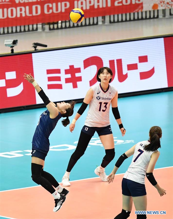 (SP)JAPAN-YOKOHAMA-VOLLEYBALL-WOMEN'S WORLD CUP-RUS VS KOR