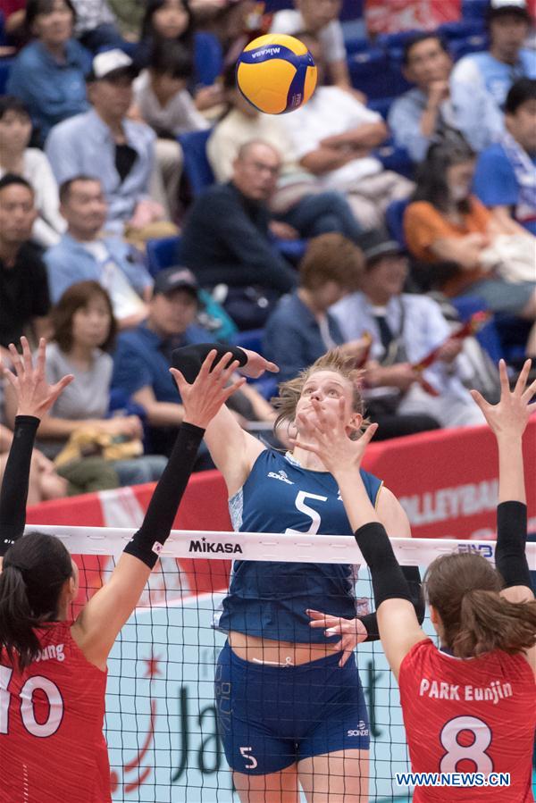 (SP)JAPAN-TOYAMA-VOLLEYBALL-WOMEN'S WORLD CUP-KOR VS ARG