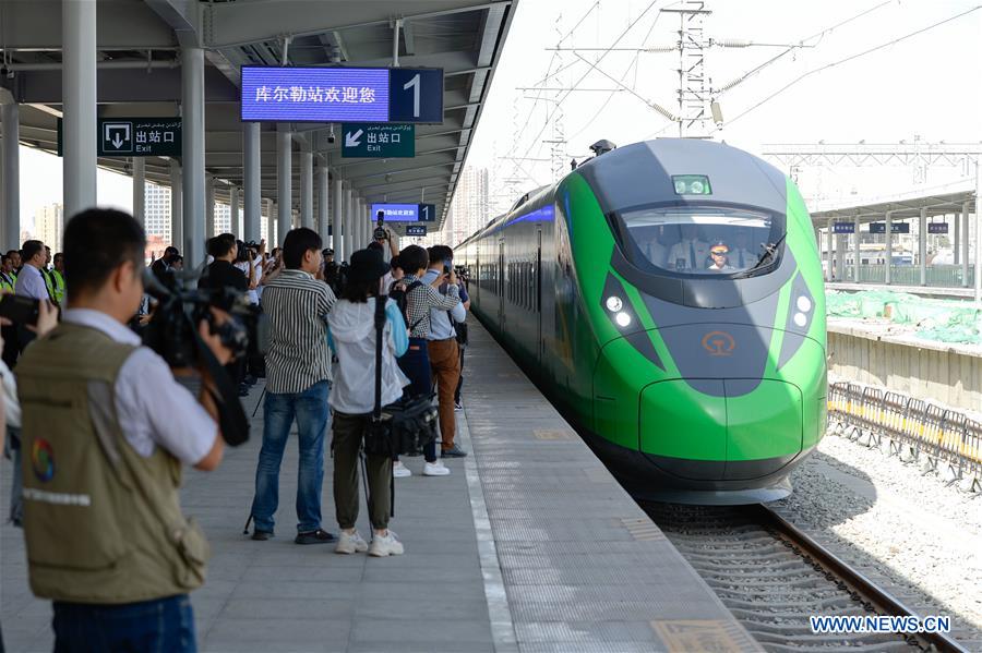 CHINA-XINJIANG-KORLA-RAILWAY STATION-NEW STATION BUILDING (CN)