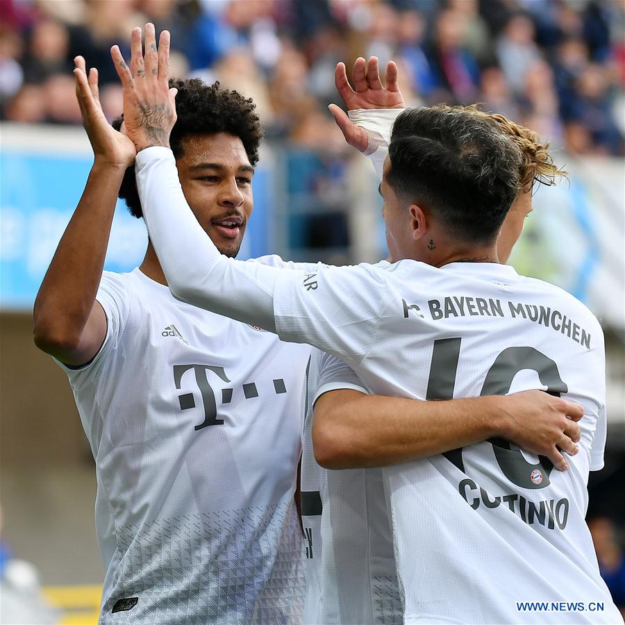 (SP)GERMANY-PADERBORN-SOCCER-BUNDESLIGA-PADERBORN VS BAYERN MUNICH