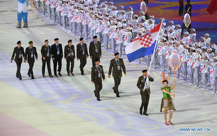 (SP)CHINA-WUHAN-7TH MILITARY WORLD GAMES-OPENING CEREMONY