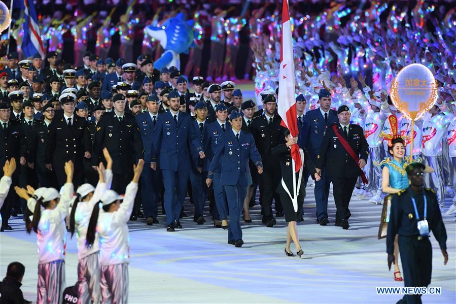 (SP)CHINA-WUHAN-7TH MILITARY WORLD GAMES-OPENING CEREMONY