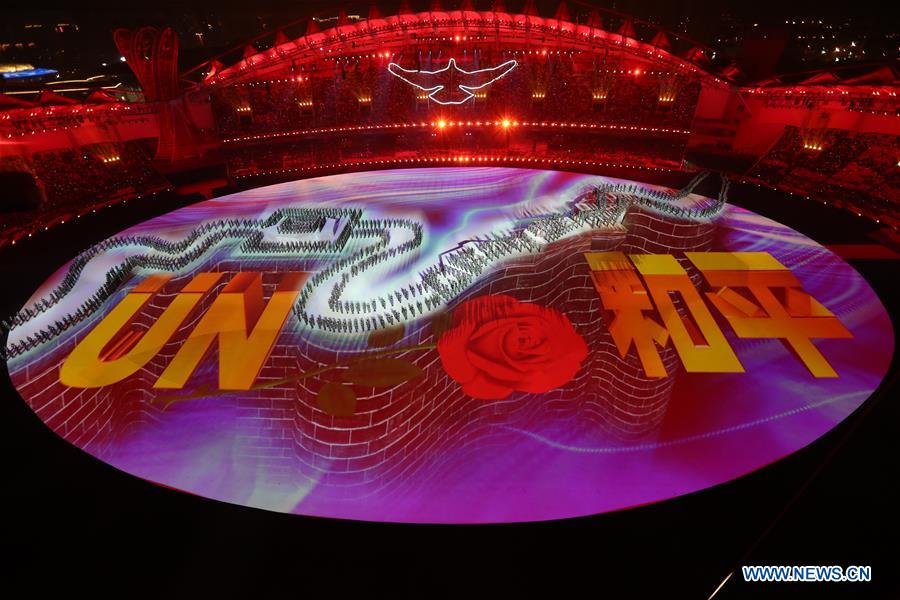 (SP)CHINA-WUHAN-7TH MILITARY WORLD GAMES-OPENING CEREMONY