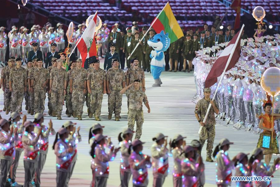 (SP)CHINA-WUHAN-7TH MILITARY WORLD GAMES-OPENING CEREMONY