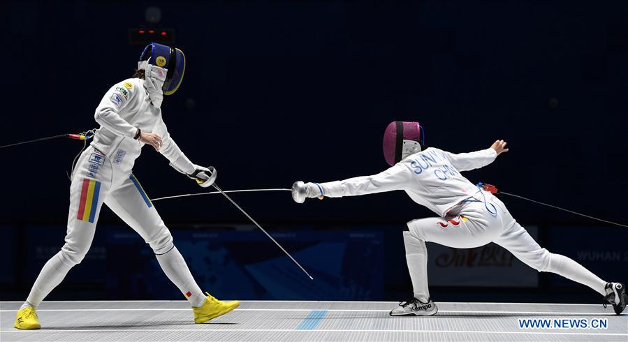 (SP)CHINA-WUHAN-7TH MILITARY WORLD GAMES-FENCING(CN)