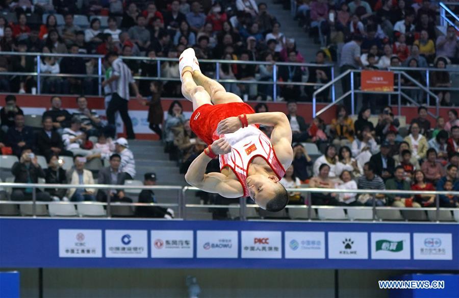 (SP)CHINA-WUHAN-7TH MILITARY WORLD GAMES-MEN-ARTISTIC GYMNASTICS(CN)