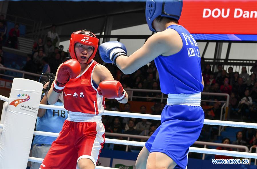 (SP)CHINA-WUHAN-7TH MILITARY WORLD GAMES-BOXING