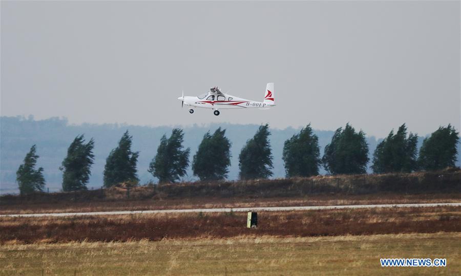 CHINA-SHENYANG-FOUR-SEATER ELECTRIC AIRCRAFT-MAIDEN FLIGHT (CN)