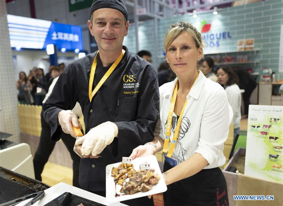 (CIIE)CHINA-SHANGHAI-CIIE-FRENCH CHEF(CN)