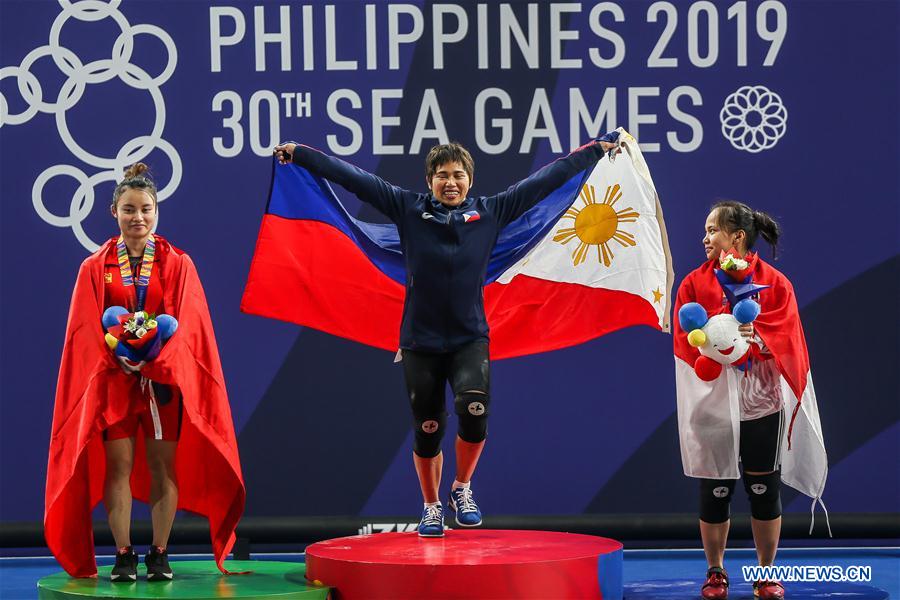 (SP)PHILIPPINES-QUEZON CITY-SEA GAMES-WEIGHTLIFTING