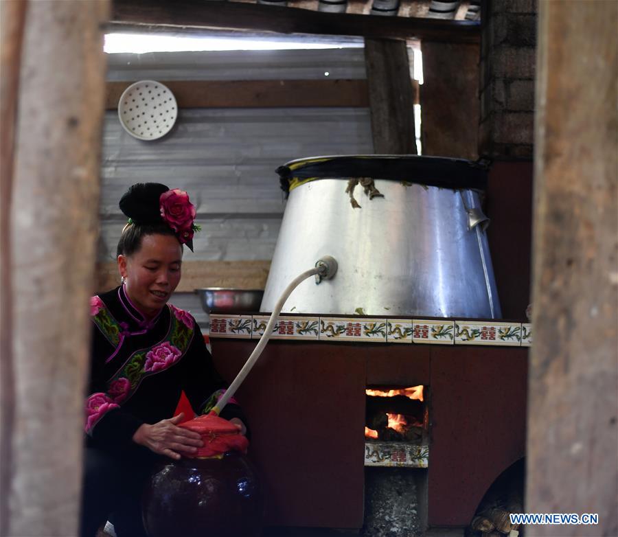 #CHINA-GUIZHOU-TAIJIANG-RICE WINE-SPRING FESTIVAL (CN)