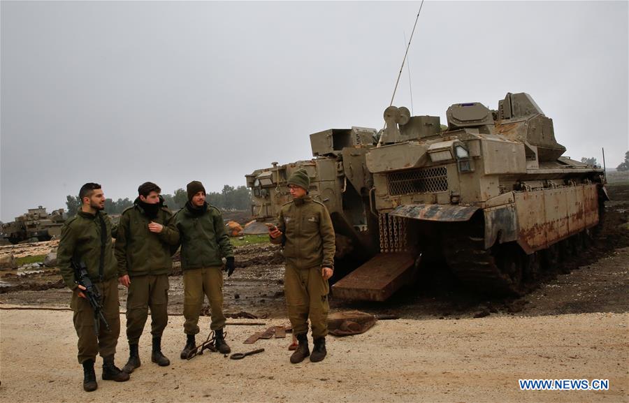 MIDEAST-GOLAN HEIGHTS-ISRAELI TROOPS