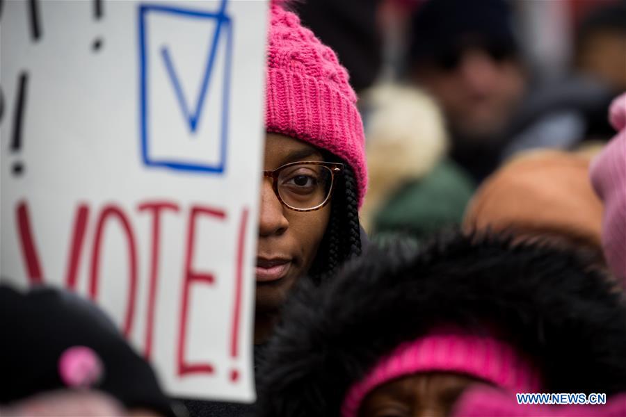 U.S.-NEW YORK-WOMEN'S MARCH