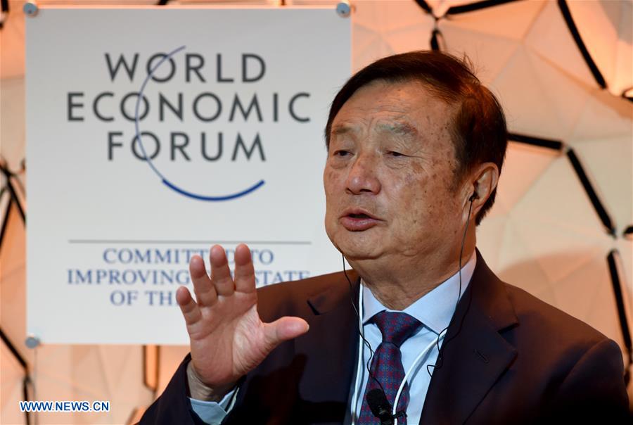 SWITZERLAND-DAVOS-WEF ANNUAL MEETING-HUAWEI-REN ZHENGFEI