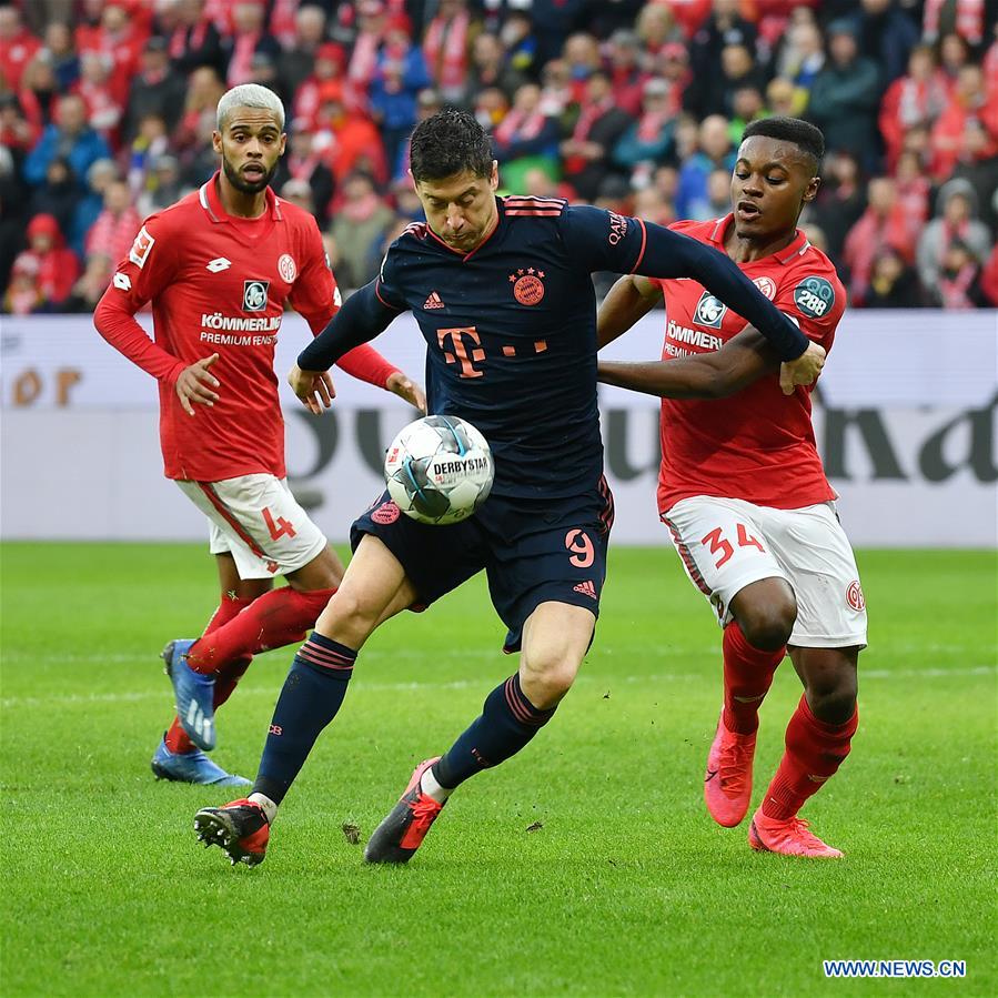 (SP)GERMANY-MAINZ-FOOTBALL-BUNDESLIGA-MAINZ 05 VS BAYERN MUNICH