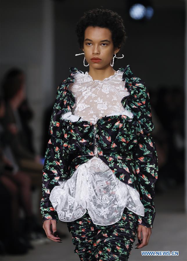 BRITAIN-LONDON-FASHION WEEK-YUHAN WANG