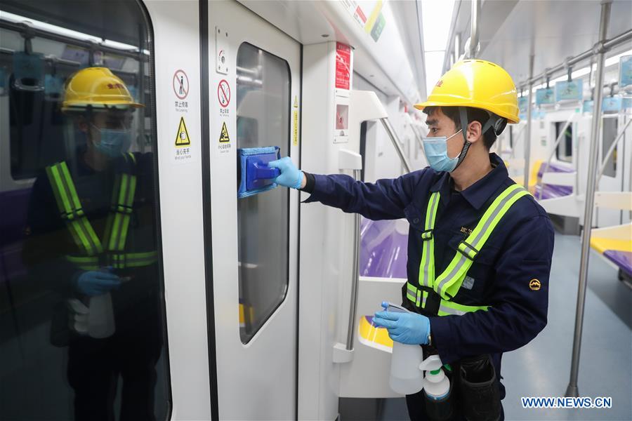 CHINA-SHANGHAI-METRO-DISINFECTION (CN)