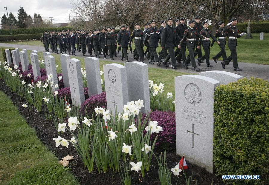 CANADA-VANCOUVER-VIMY RIDGE DAY