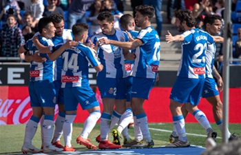 RCD Espanyol beats Valladolid 3-1 at Spanish league match