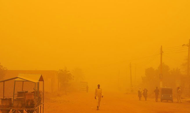 Heavy dust storm hits Sudan