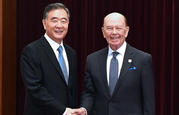 Chinese vice premier discusses trade with U.S. commerce secretary