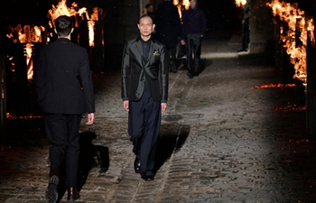 Creations of Hermes presented at men's fashion week in Paris