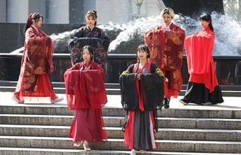 Chinese costume show held in New York, U.S.