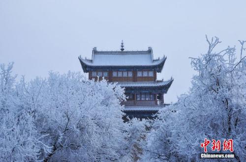 資料圖：小寒時(shí)節(jié)，甘肅嘉峪關(guān)市迎來了一場大雪。師永紅 攝