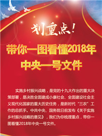 劃重點(diǎn)！帶你一圖看懂2018年中央一號(hào)文件