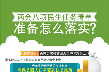 圖表：兩會八項民生任務清單準備怎么落實？