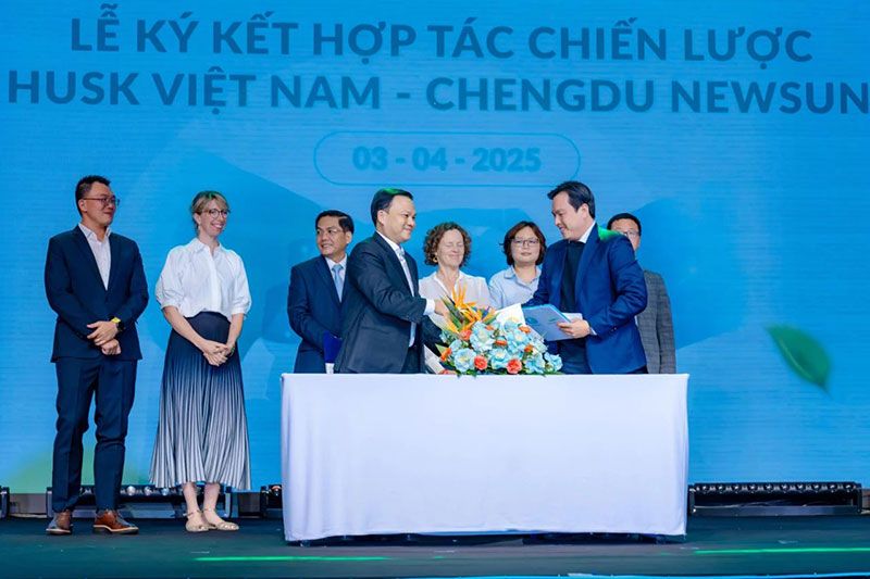 新朝陽與Husk Vietnam達成戰略合作，加速東南亞綠色農業布局