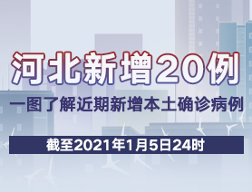 河北新增20例，一圖了解近期新增本土確診病例