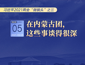 習近平2021兩會“微鏡頭”之三 3月5日 在內蒙古團，這些事談得很深