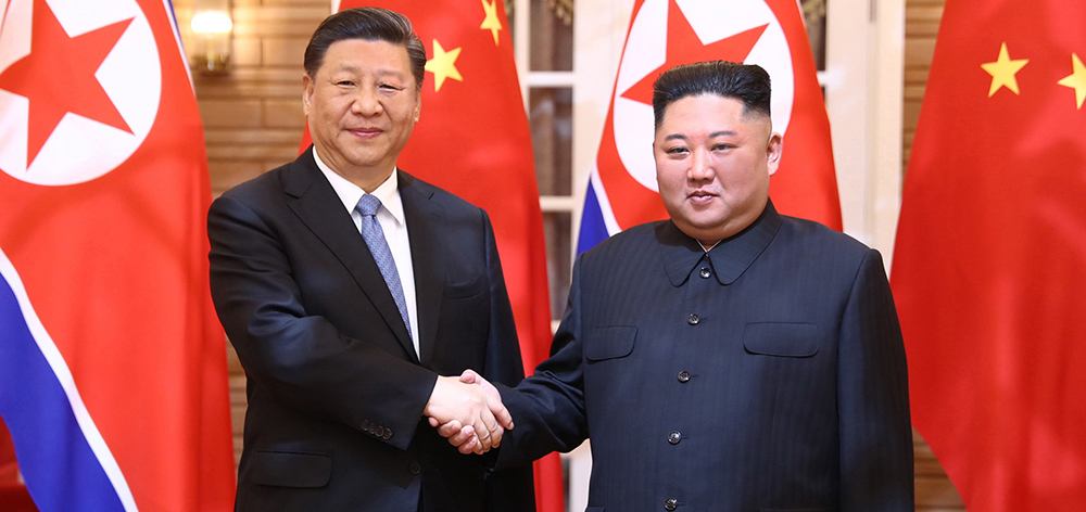 習(xí)近平同朝鮮勞動(dòng)黨委員長、國務(wù)委員會(huì)委員長金正恩舉行會(huì)談