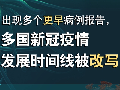 【圖解】出現(xiàn)多個(gè)更早病例報(bào)告,多國新冠疫情發(fā)展時(shí)間線被改寫